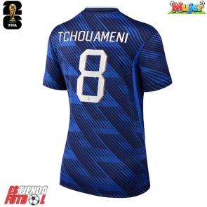 Francia Aurelien Tchouameni #8 Primera Equipación Mujer Mundial 2026 Manga Corta